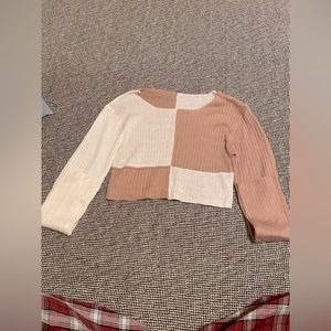 SHEIN.extra small.brown and white.